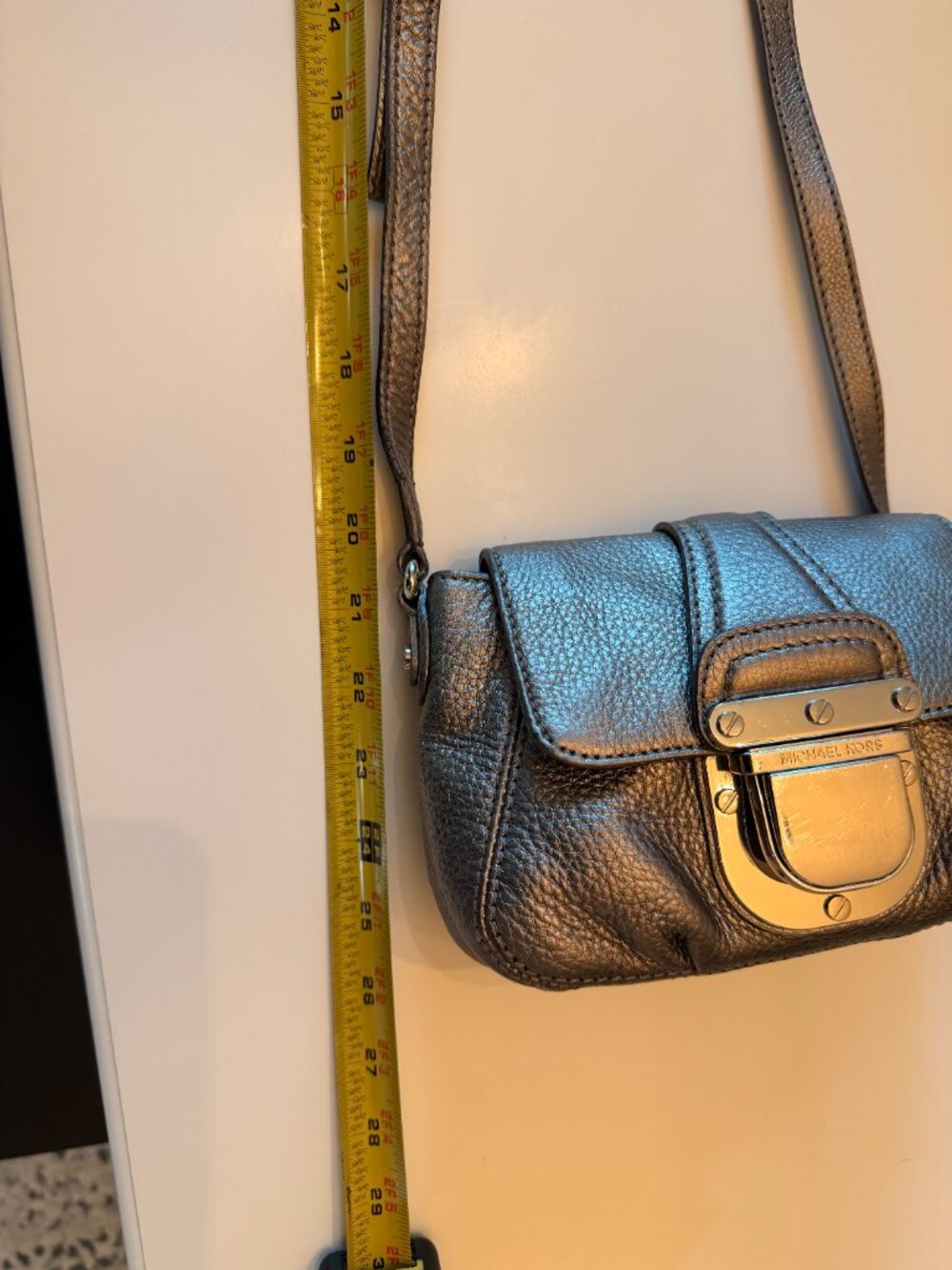 Michael Kors Silver Crossbody - Picture 6 of 7